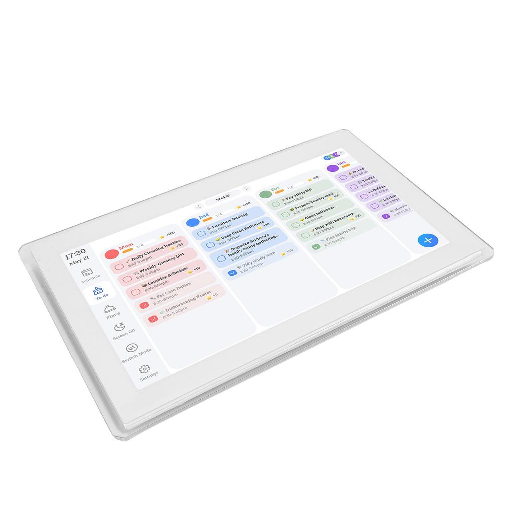 15.6 Inch WiFi Digital Calendar 1080P HD Interactive Touchscreen Wall Planner App Control 32GB Storage for Family