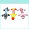 Brinquedos de Cachorro Sonoros para Animais Pequenos Porco Pato e Elefante