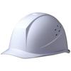 Midori Anzen SC-11 B V RA KP Super White Work Helmet, ABS, with Ventilation Holes, Rain Guard, and Anti-Slip Design