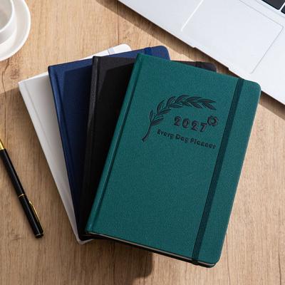 12 Months 2027 Schedule Planner Notepad English Office Work Planner Diary Writing Pads  Student