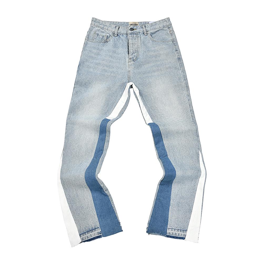 Original Tag GA Washed Distressed Patchwork Flare Jeans