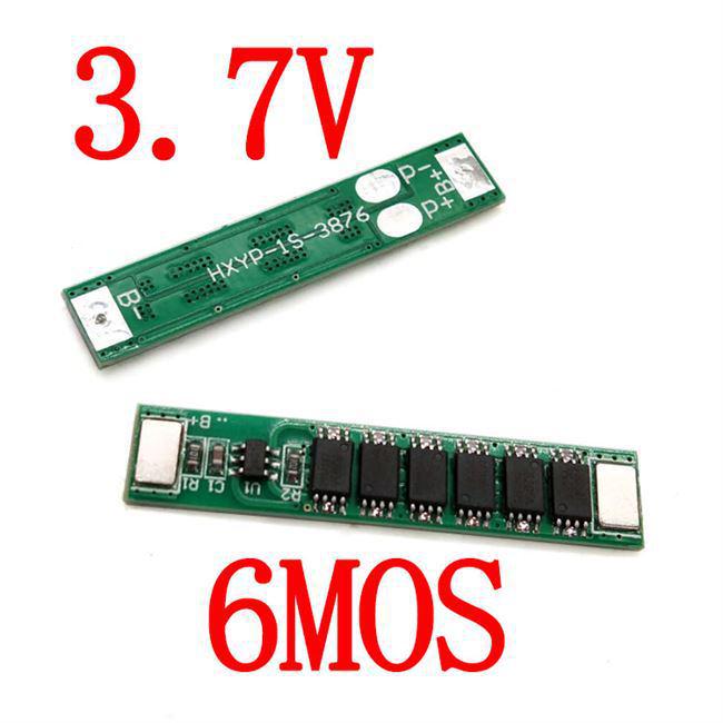 Single Cell 3.7V Lithium 18650 Polymer Battery Protection Board, 6-12A