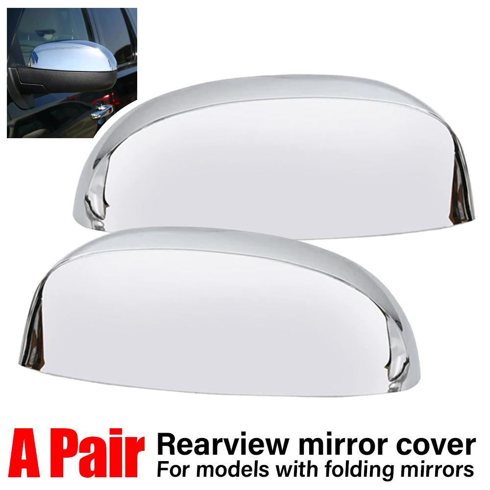 

Electroplated Rearview Mirror Cover for 07-13 GMC/Yukon/Sierra/Silverado/Tahoe Firmly Side Mirror Cover Cap Trim Car Accessories
