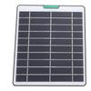 5W Solar Panel Charger Solar Charger with Type C Port for Security Camera Doorbell Outdoor Indoor Use Black