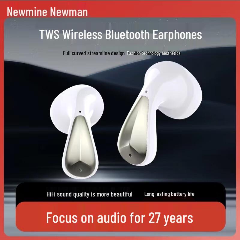Newmine H61 True Wireless Half-in-Ear Bluetooth Earbuds