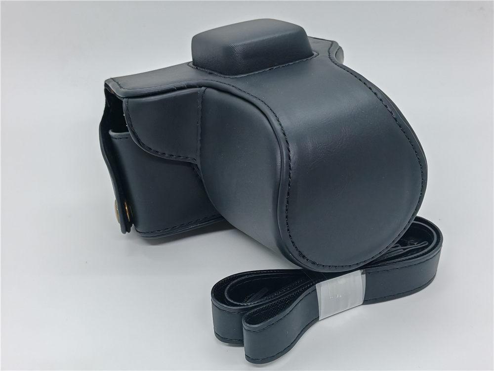 PU Leather Camera Case Bag For Olympus EPL3 EPM1 E-PL3 E-PM1 Cover With Strap