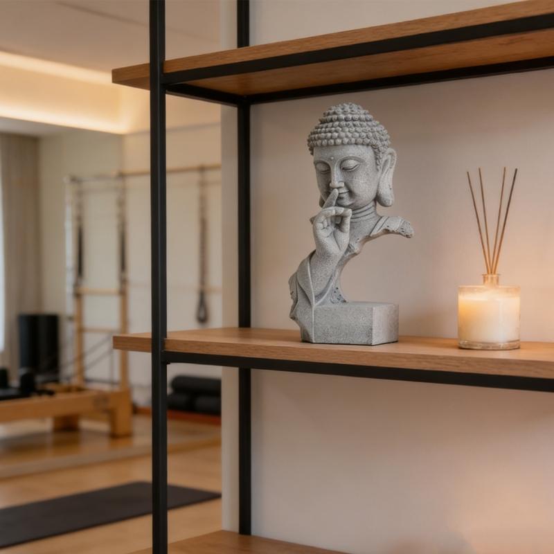 Resin Buddhas Statue Meditations Sculpture For Living Room Or Office Desktop Shelf Decoration Collectible Ornament Gift
