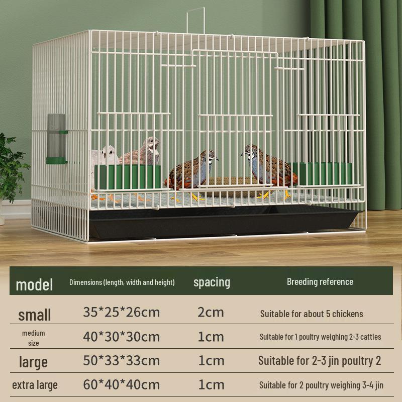 Large Indoor Quail & Chick Cage for Quails, Call Ducks, and Ducklings - Free Shipping