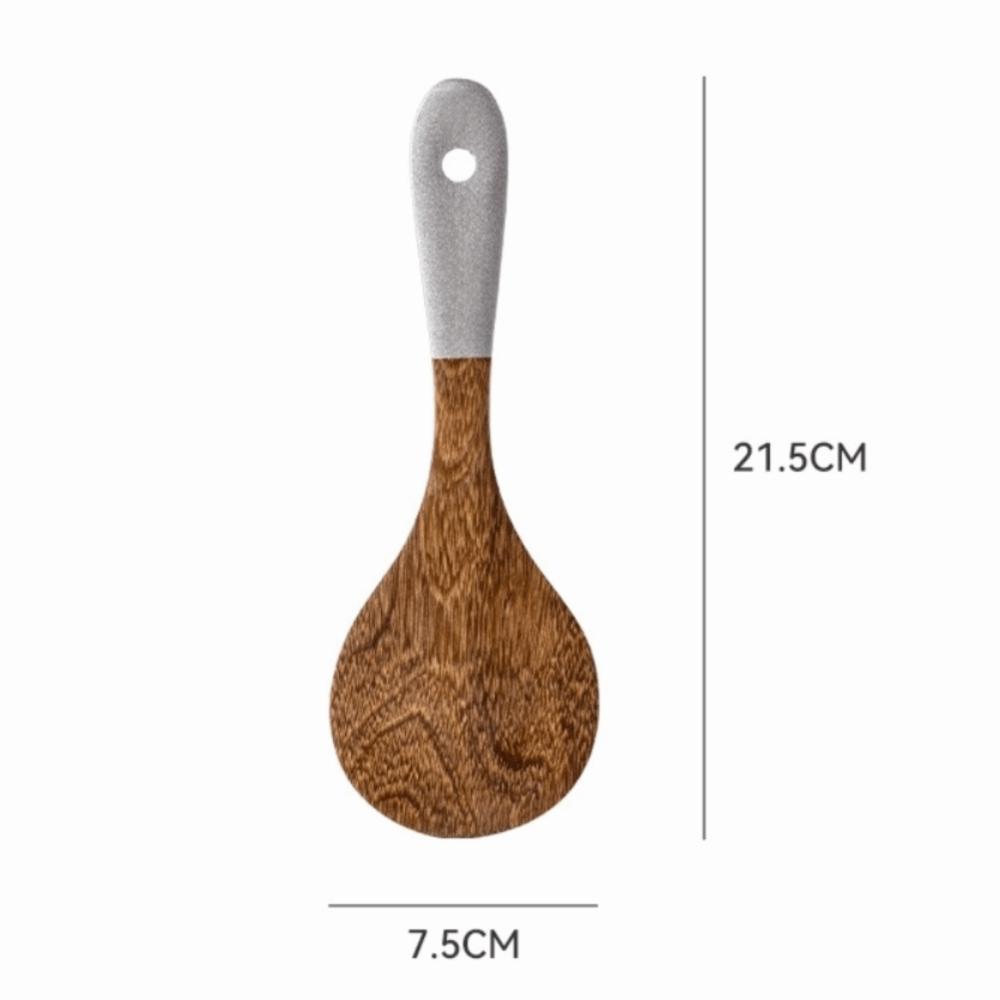 

Cooking Tool Heat-Resistant Wood Spatula Tableware Non Stick Soup Spoon Cooking Stir Fry Stir Fry Spatula Food Preparation