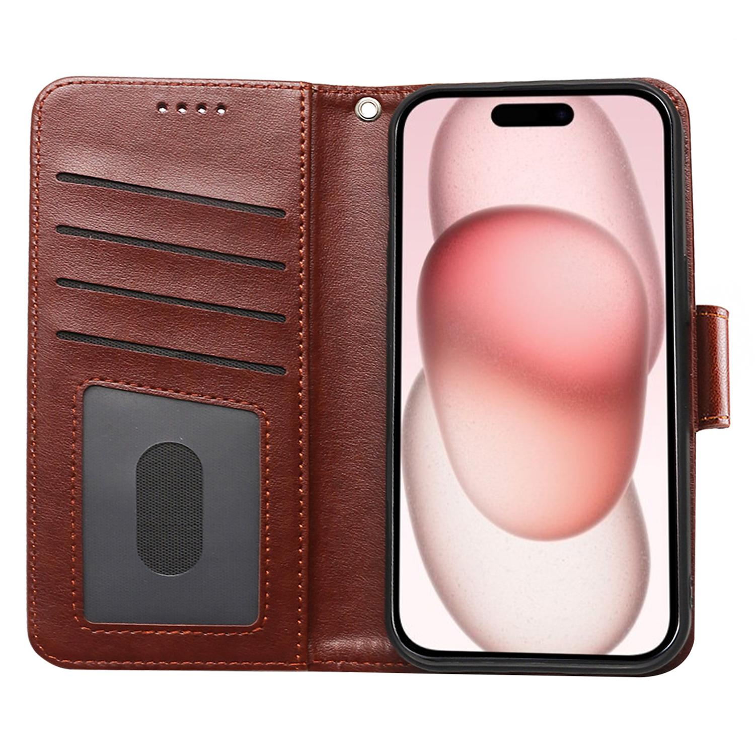

For iPhone 14 Pro Max Case Stand Card Holder Wallet Leather Phone Cover Red