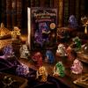 Holiday Gift Box for Kids Crystal Dragon Advent Calendar 2026, 24 Days Fantasy Reading Book Countdown Calendar, 2D Flat Acrylic Hanging Ornaments Pcs