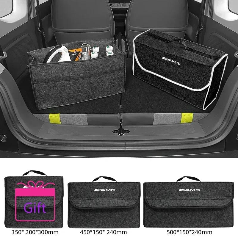 Organizador de Maletero de Coche Gran Capacidad Bolsa Plegable de Almacenamiento Para Mercedes Benz Clase AMG W204 W205 W203 W206 W220 W211 W212 GLC CLS