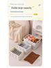 Portable Folding Picnic Basket with Wooden Top