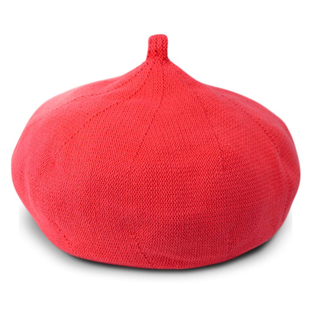 

Хлопковый берет для и младенцев Летний Красочный Простой Вязаный для мужчин и женщин Размер [JIRROUZ] Взрослые, Дети, (20 цветов) (3 Размеры) Красный/Взрослый