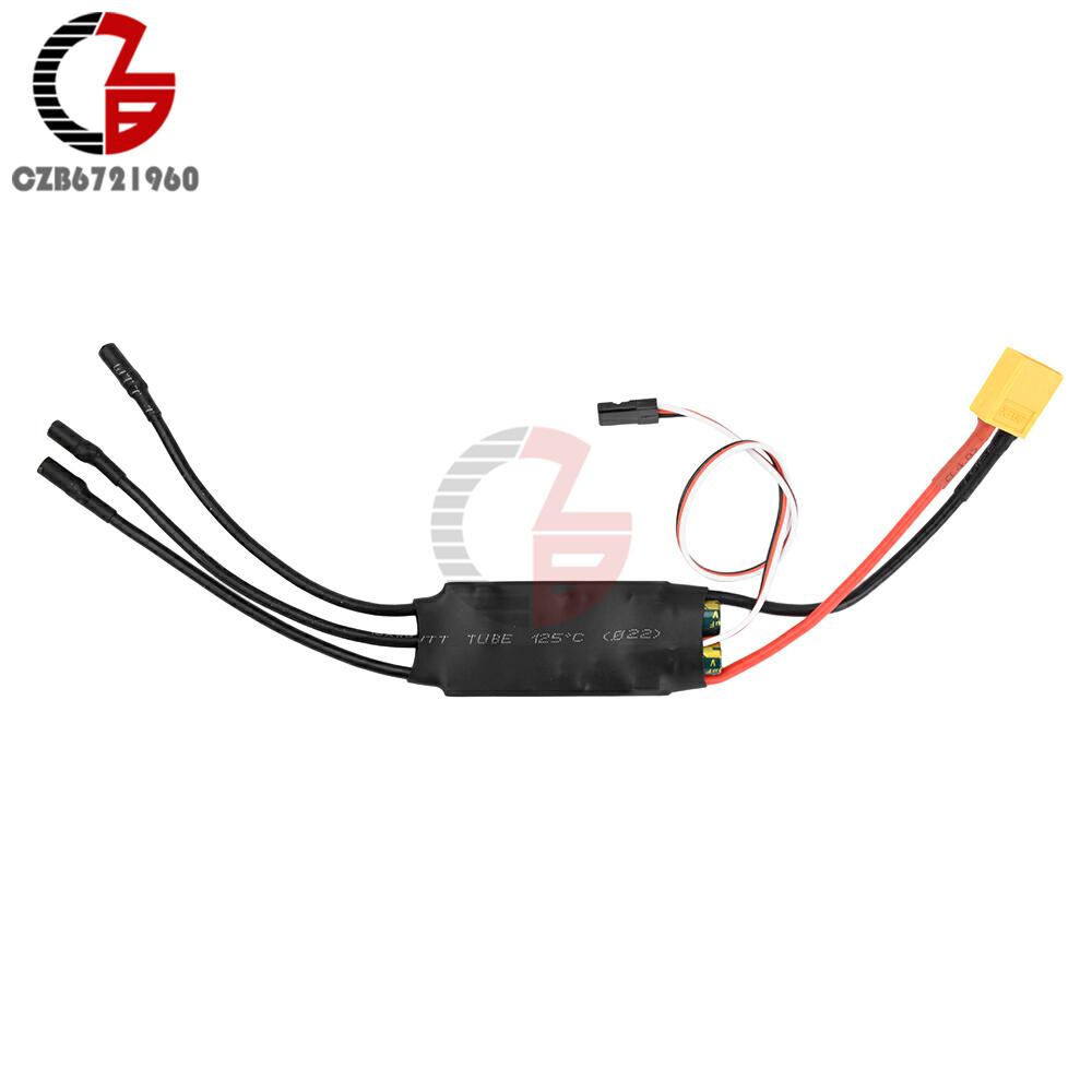 40A ESC Brushless Electric Control 2-4S ESC Speed Controller with 5V3A UBEC suitable for RC FPV Quadcopter Fixed Wing Model