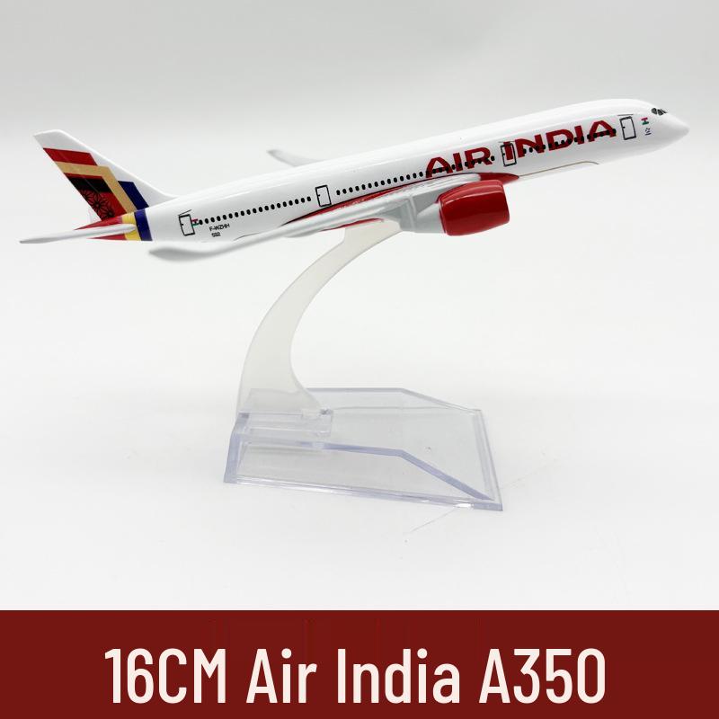 Alloy Airplane Model India 350 - 16CM - Popular Cross-Border Item