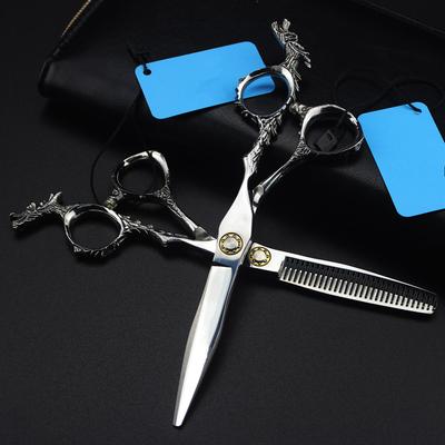 Stahl 6 Zoll Drachen Lager Haarschneideschere Haarschnitt Effilierschere Friseurwerkzeuge Schere Friseurschere
