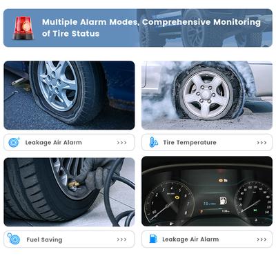 USB Android TPMS Wireless Navigation with 4 Sensors Car Tire Pressure Monitoring System Electronic Devices Smart Alarm Systems