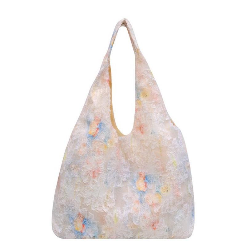 Literature, Lazy Wind Leisure Bag Lace Butterfly Student Small Fresh Vest Bag Handbag Large Capacity Shoulder Bag