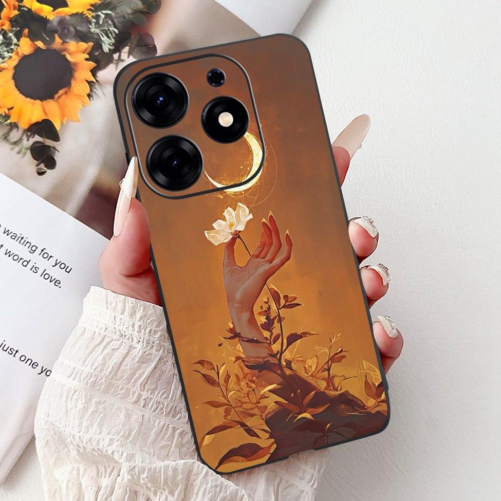 For Tecno Spark 10 Pro Case KI7 Silicone Cute Fashion Flower Cool Painted Soft Back Cover For Techno Spark 10 Pro Phone Case K17