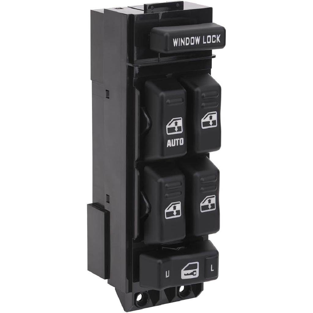 Fensterheberschalter Bedienknopf Fahrerseite Kompatibel mit 2000-2002 Chevrolet Chevy Tahoe Silverado Suburban Avalanche GMC Yukon Sierra 1500