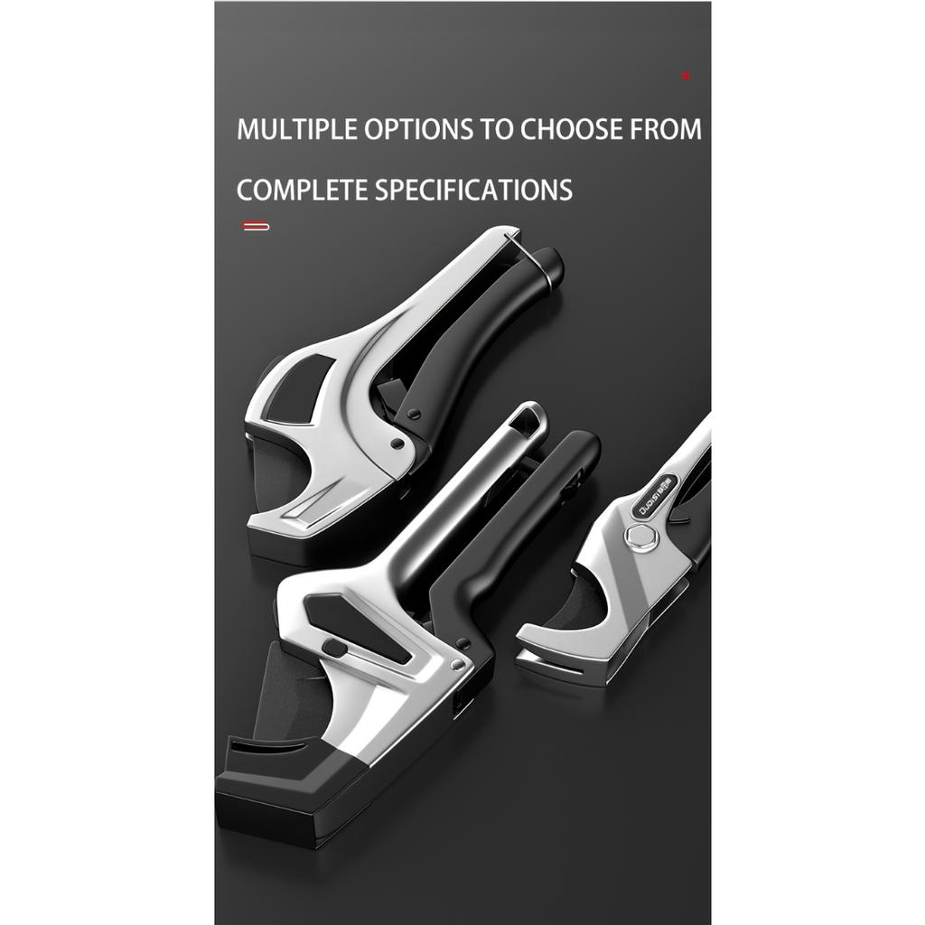 0-35mm/42mm/51mm/75mm Heavy Duty Pipe Cutter with SK5 Steel Blade, Quick Cutting Tool for PPR PVC Aluminum Plastic Water Tube and Metal Pipe Cutting