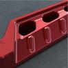 1Pair Red CNC Motorcycle Rear Rotary Pedal For Yamaha NMAX155 AEROX155 TMAX530