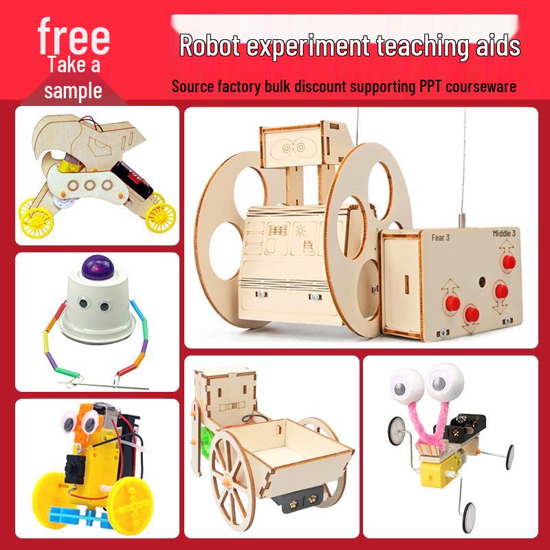 DIY Robot Science Experiment Kit for Kids - Handmade Educational Toy