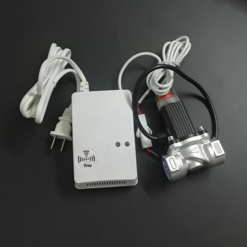 Household Gas Leak Detector with Solenoid Shut-off Valve for Natural and Liquefied Petroleum Gas