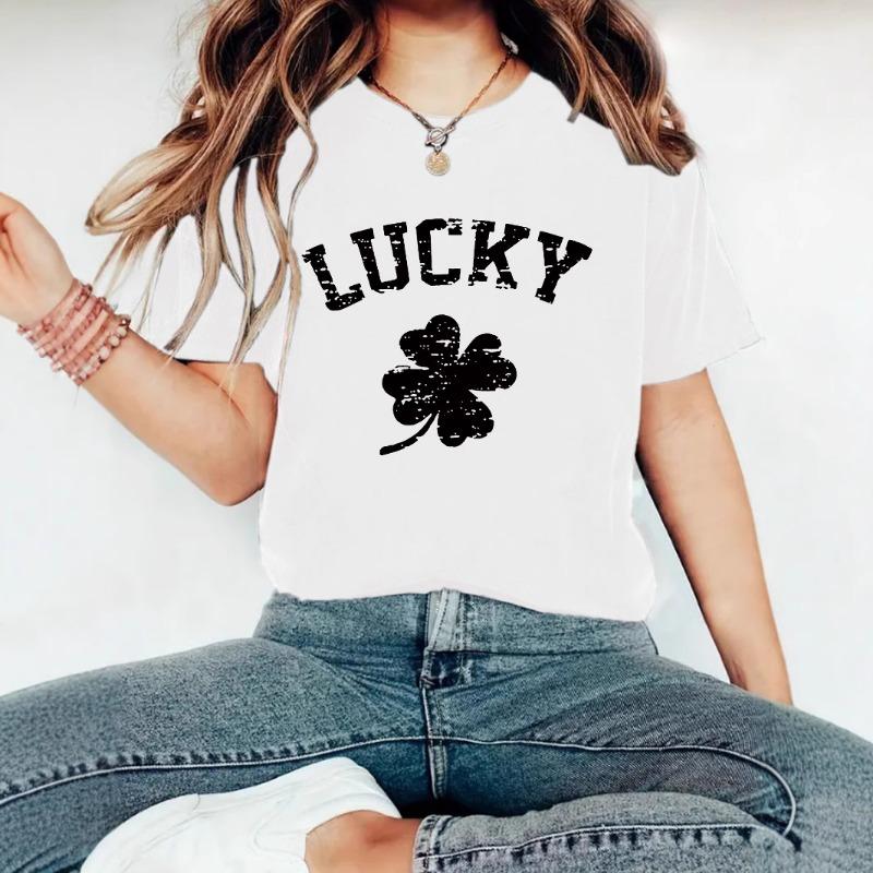 A New Summer Short-sleeved T-shirt with Women's Style and Print