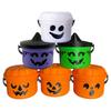 AB34-Mini Halloween Nostalgi Boo Hink 6 st Spöklika Figurer Trick Or Treat Event Rekvisita Halloween Godisskål