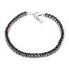 Silver Bracelet with Natural Sapphire 7.768ct, Item Weight 14.47 G (2205593)
