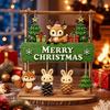 Reindeer Christmas Door Hanging Santa Claus Xmas Wall-mounted Pendants  Wall Decor