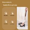 Extended Handle Stainless Steel Shoehorn for Easy Use - Household Shoe Lifter