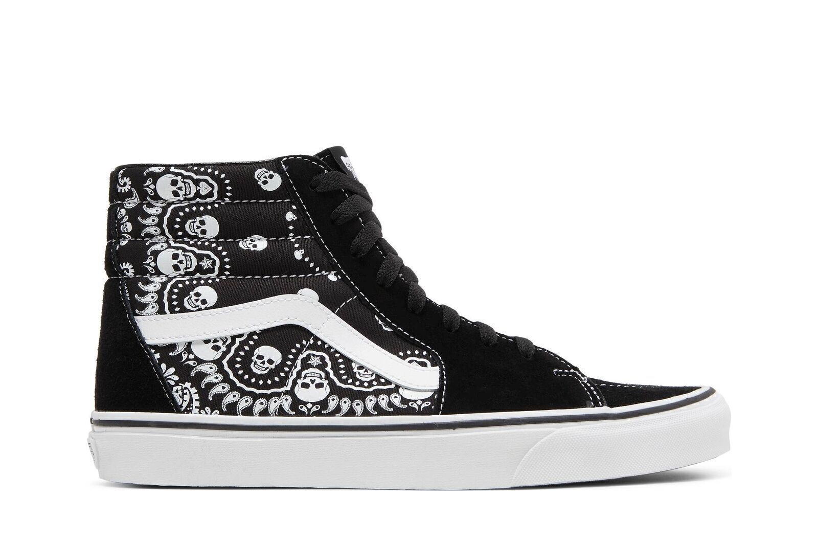 Vans Sk8-Hi  Bandana - Black  VN0A32QGD9S Men s Shoes 40.5