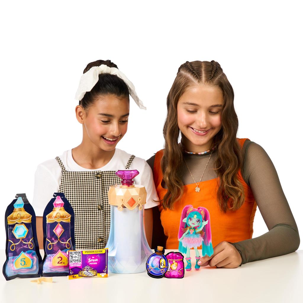 Magic Mixies Pixlings. Amber The Dragon Pixling. Create and Mix A Magic Potion That Magically Reveals A Beautiful 6.5" Pixling Doll Inside A Potion Bo