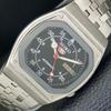GENUINE VINTAGE SEIKO 5 AUTOMATIC 7009A JAPAN MENS BLACK DIAL WATCH A702407-5 R124-a702407