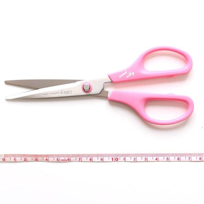 Mizusuzu Scissors for Paper and Fabric Sweet Silky 170mm FMS887-P Pink