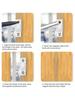 Magnetic Cabinet Catches Door Stops Magnet Invisible Soft-Catch Ultra-Thin Hidden Door Closet with Screw for Furniture