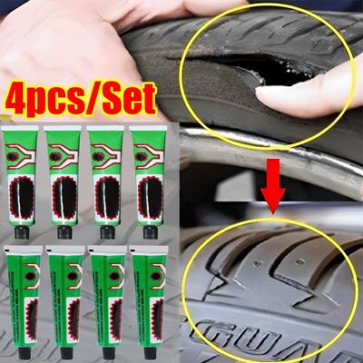 4st Däckreparation Däckreparationslim innerslang Biltillbehör Reparation av hjul för motorcykel