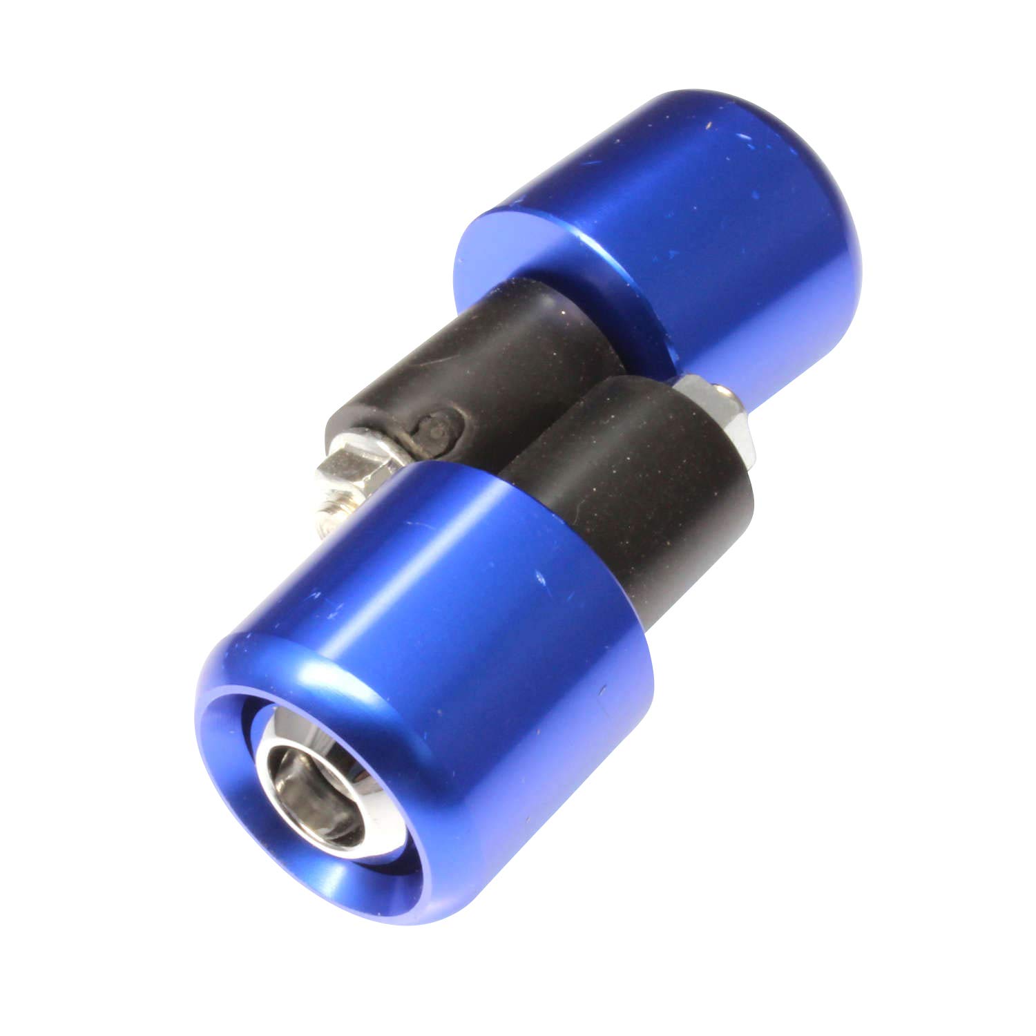 nakira Bike Grip Bar End Aluminum 22.2mm for Handlebar Simple синий