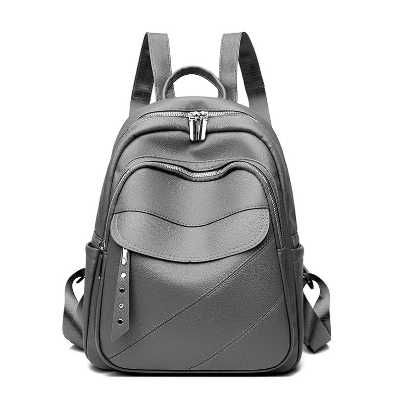 Kids Backpack for Girl Fashionable Soft Leather Travel Bag Student PU Backpack Kawaii Backpack Mother Kids Bags