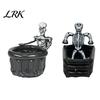 Snack And Candy Storage Bucket Inflatable Skull Ice Bucket, Halloween Party Drink Tub, Skeleton Waterproof Beer Cooler for Decor, Beverage Outdoor