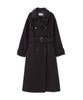 Jill by Jill Stuart Stand Collar Wool Charcoal Gray Women's Coat,