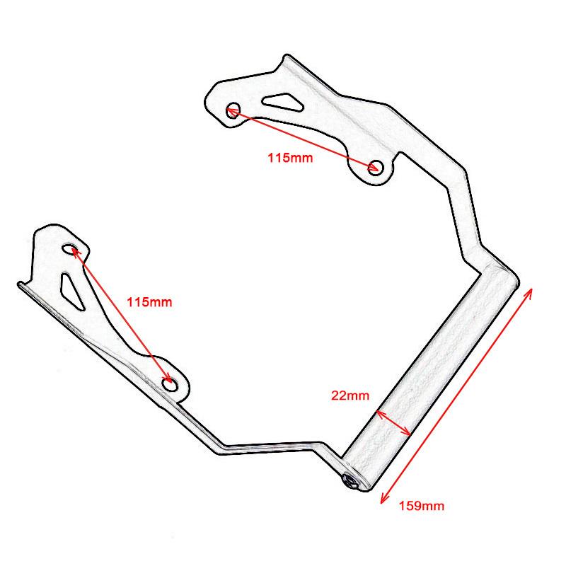 NC750X Motorcycle Navigation Bracket GPS Phone Holder Levers For HONDA NC 750 X 750X NC750 DCT 2021 2022 2023 2024 Accessories