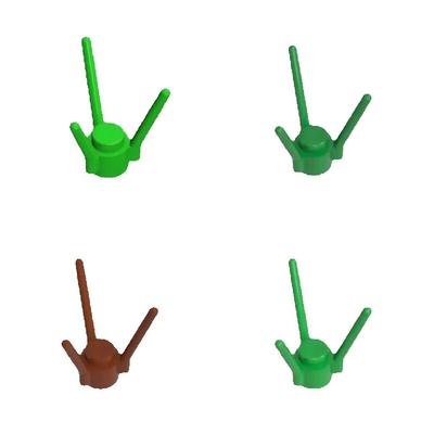 5CM 50g/192PCS 3741 Trident Building Block Moc Color Plant Accessories Compatible with Brick Children Toy Assembly Gift Box