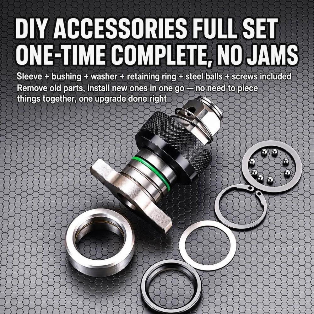 High Hardness Conversion Shaft Kit High Concentricity Impact Wrench Adapter  Wrench Conversion
