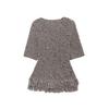 European and American Style, New Women's Clothing, Foreign Style, Fringed Knitted Crew Neck Short-sleeved Top 4331109.
