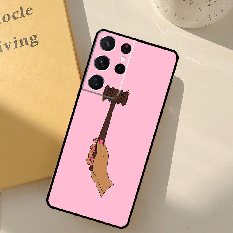 

Чехол для телефона Закон Адвокат Судья Правосудие Для Samsung Galaxy S25 S20 S21 S22 S23 S24 Ultra S9 S10 Plus S25 FE Защитный корпус Galaxy S22 Plus