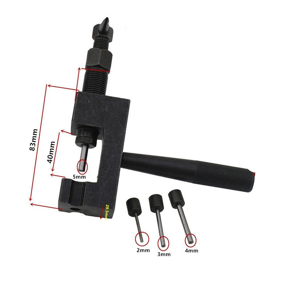 Motorcycle Chain Breaker Bike Chain Riveting Tool 6 Pins Cutter Riveter For 415/420/428/520/525/530/630